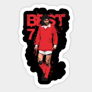 George Best Sticker